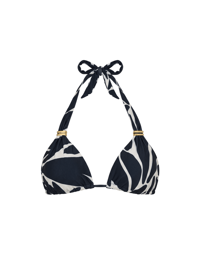 Bia Tube Top - Leafscape Blue XS