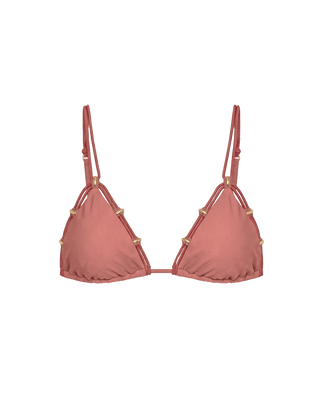 Margot Parallel Tri Top - Antique Rose S