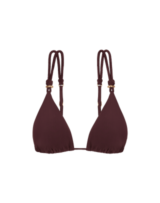 Gal Parallel Tri Top - Blackberry S