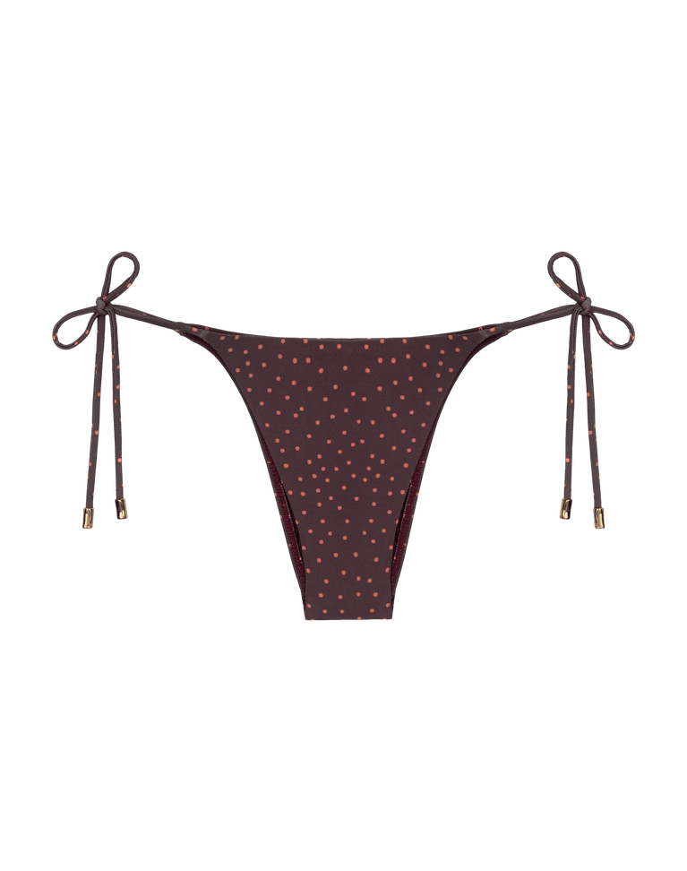 Tie Side Bottom - Berry Dots Brazilian / XS