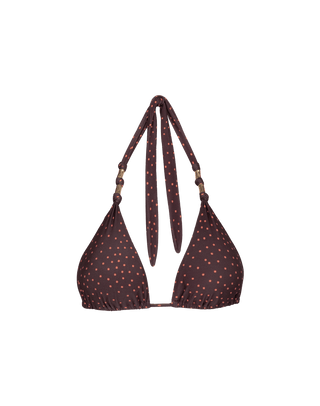 Paula Tri Top - Berry Dots S