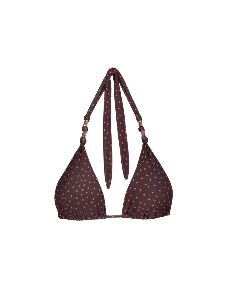 Paula Tri Top - Berry Dots S