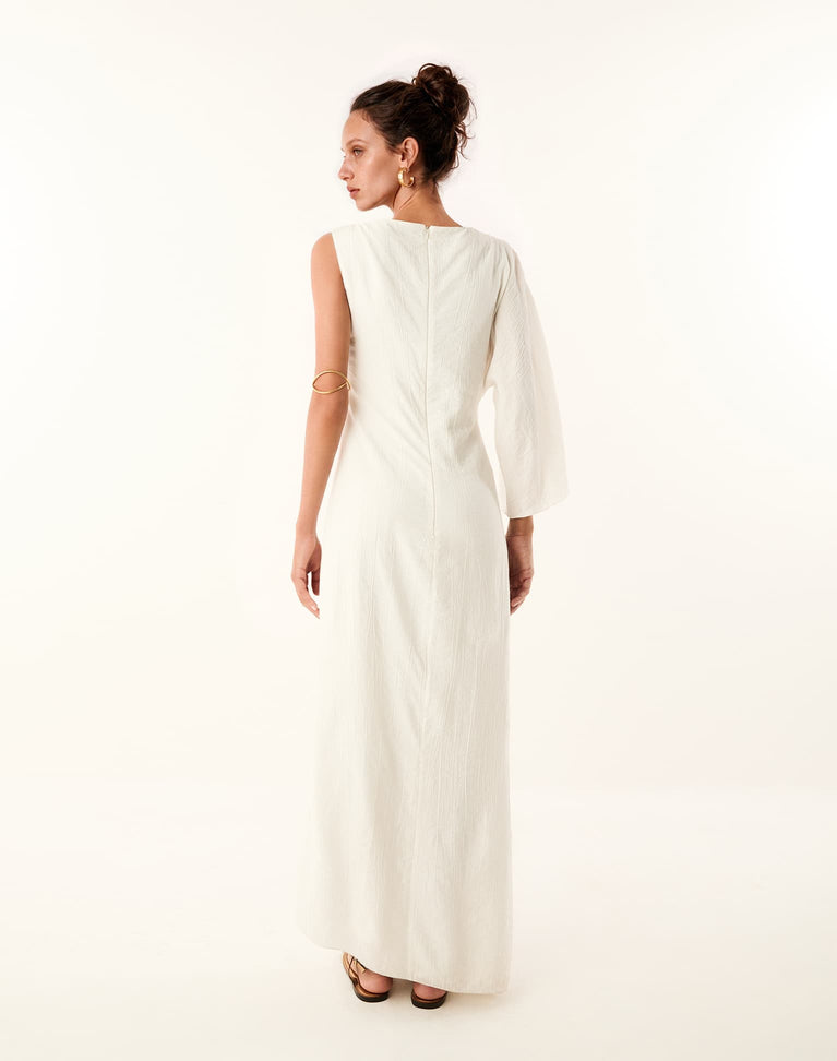 Margaret Long Dress - Off White XS