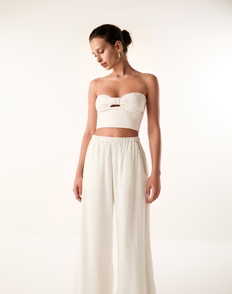 Margaret Pants - Off White XS