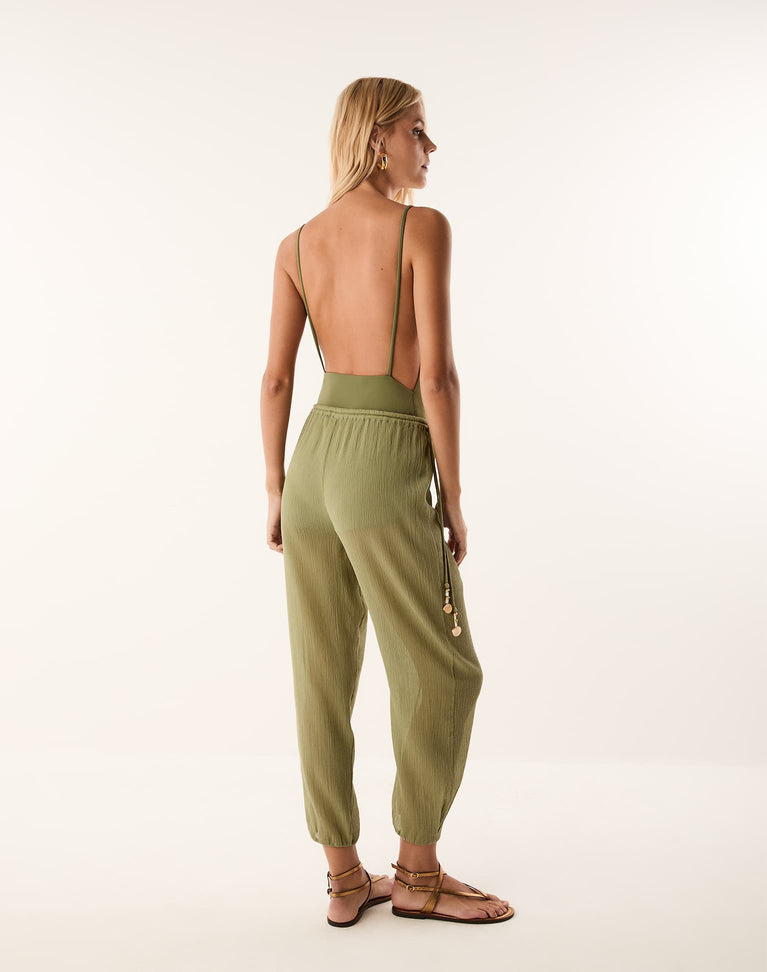 Miley Bodysuit - Soft Olive XS