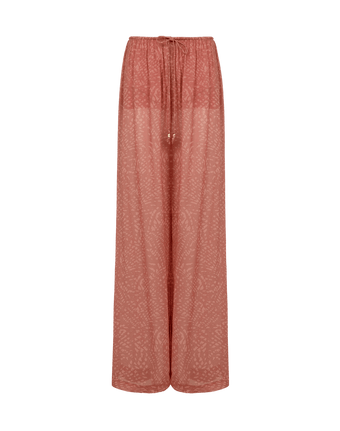 Devon Pants - Ocean Mesh Rose