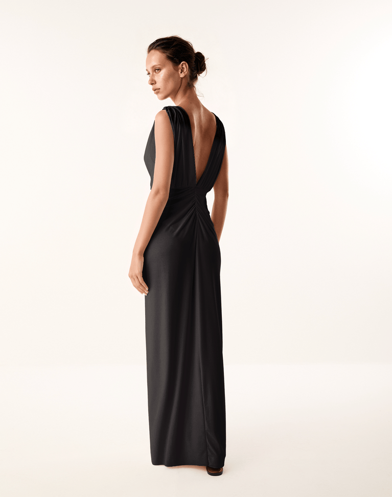 Tuca Long Dress - Black