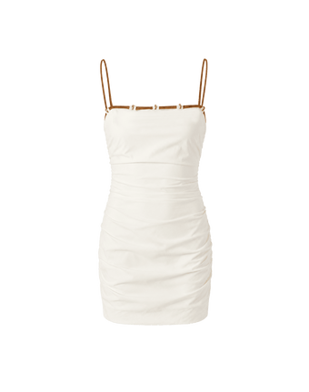 Clarissa Short Dress - Off White
