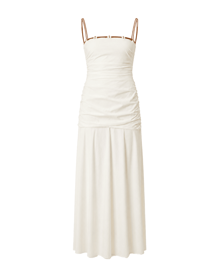 Clarissa Midi Dress - Off White XS