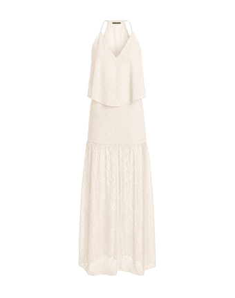 Luana Long Dress - Off White