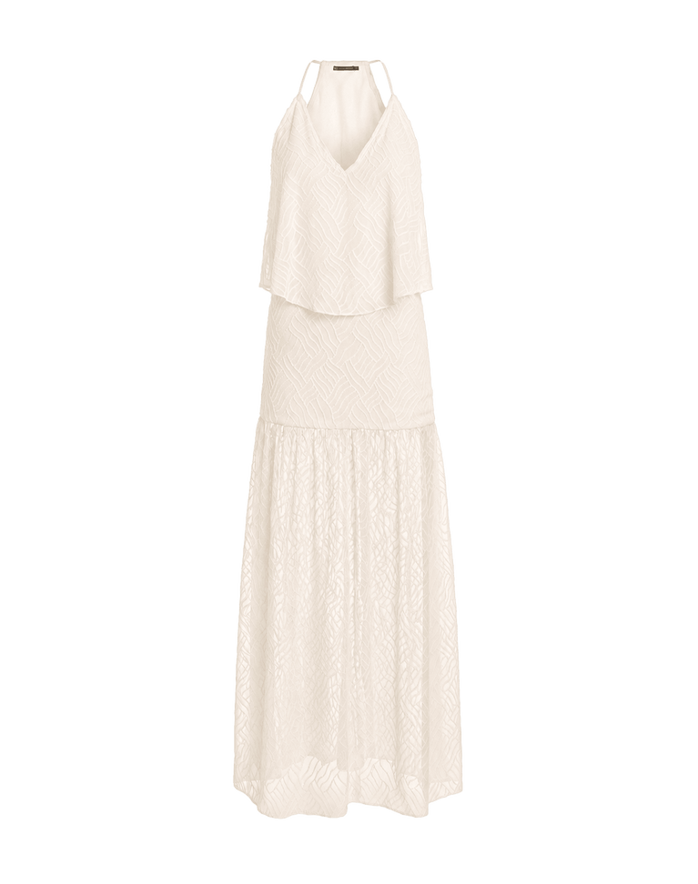 Luana Long Dress - Off White XS