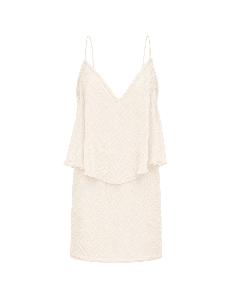 Luana Short Dress - Off White XS
