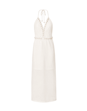 Alba Midi Dress - Off White