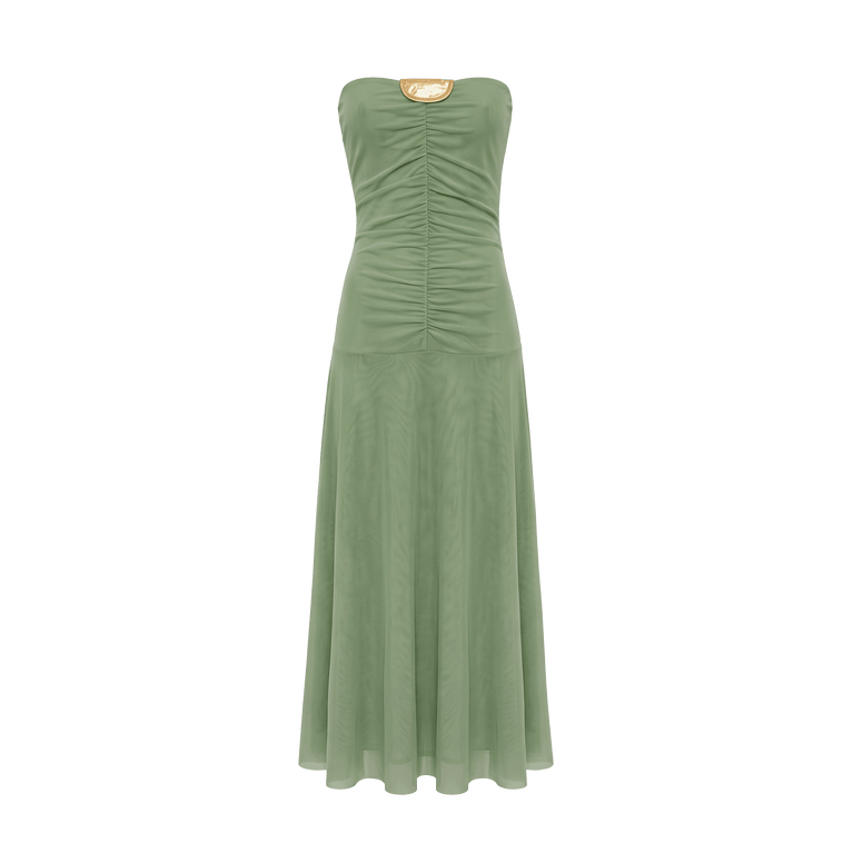 Athena Midi Dress - Sage Green XS