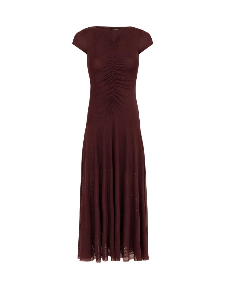 Susan Midi Dress - Blackberry XS