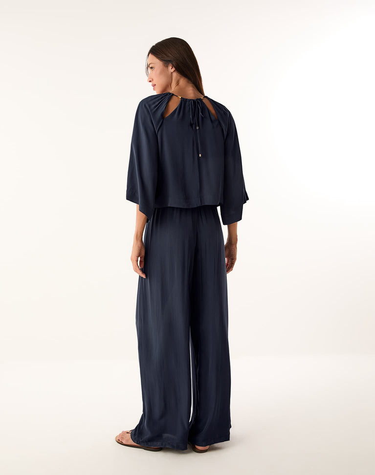 Caterina Blouse - Abyssal Blue