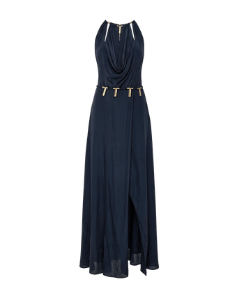 Caterina Long Dress - Abyssal Blue