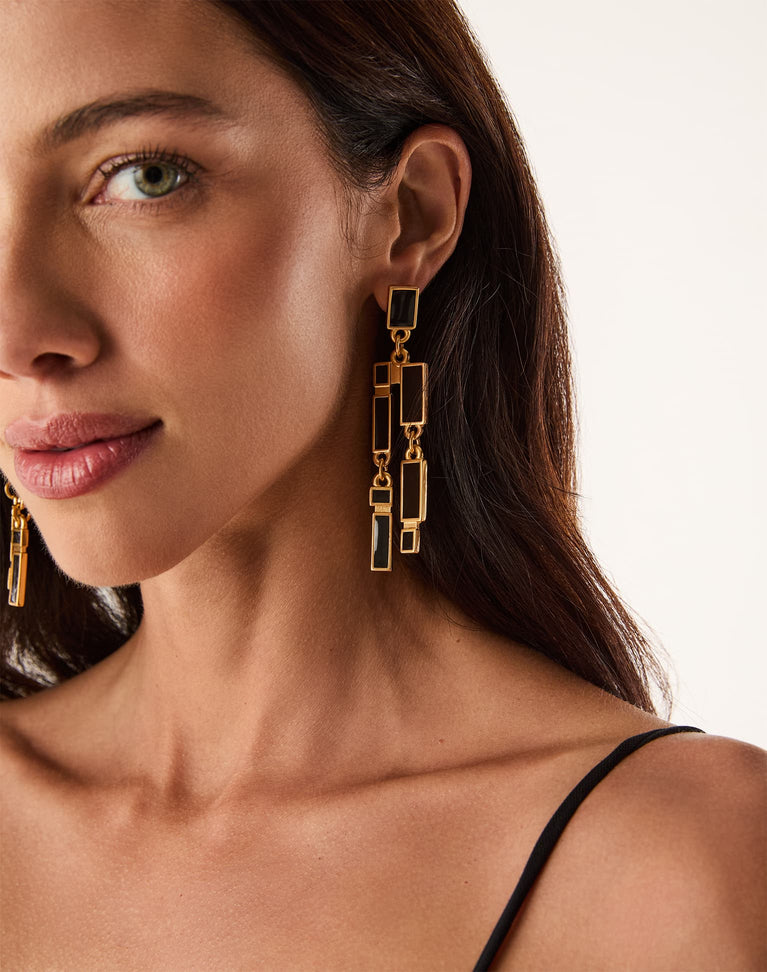 Celina Earrings - Black O/S