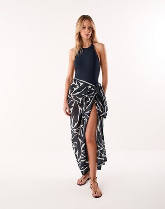 Sarong - Leafscape Blue