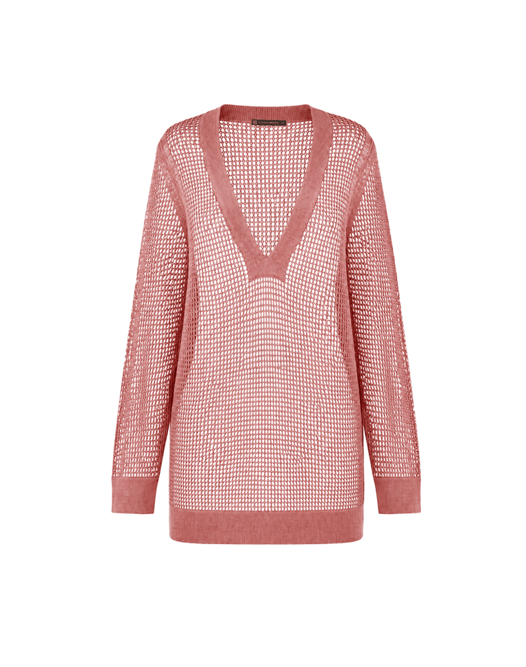 Knit Nara Short Cover Up - Antique Rose XS