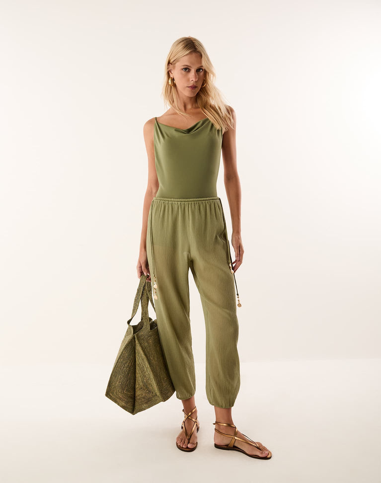 Syd Pants - Soft Olive XS