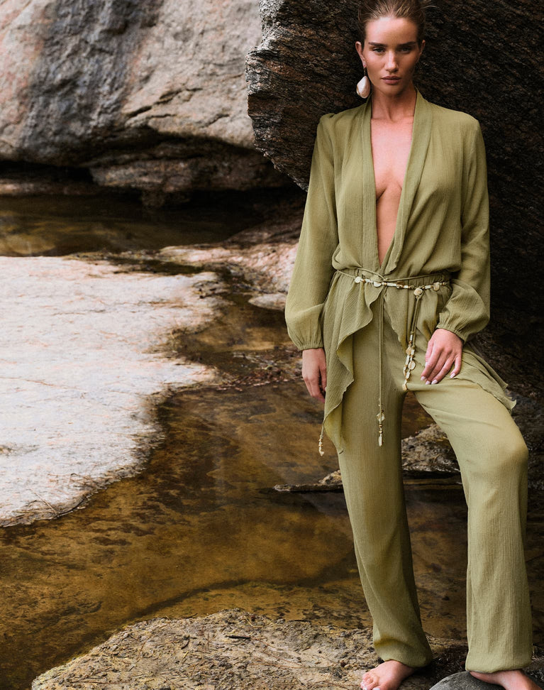 Syd Pants - Soft Olive XS