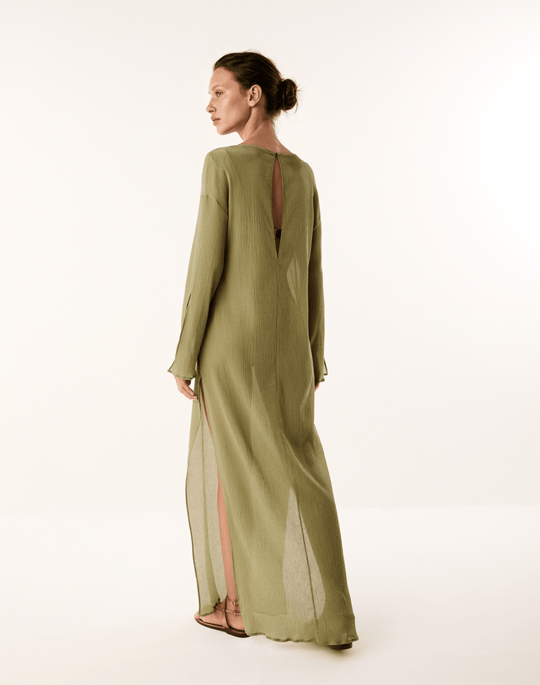 Syd Long Cover Up - Soft Olive XS