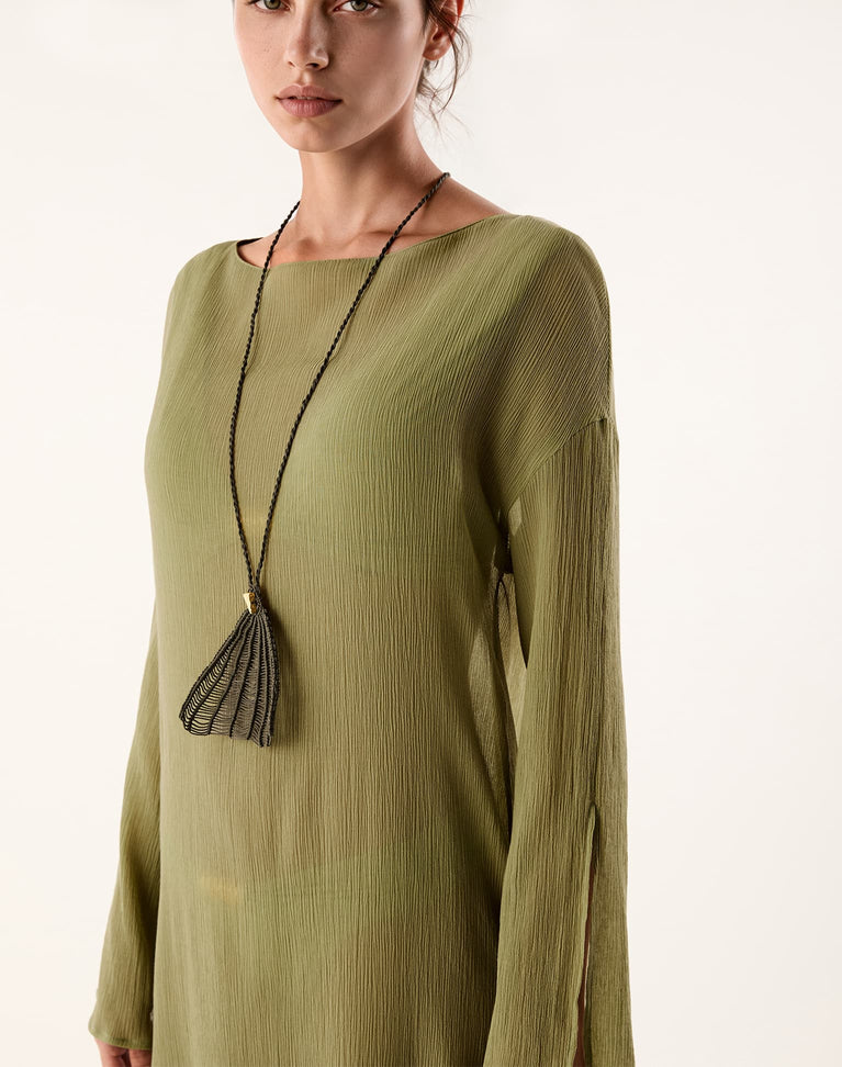 Syd Long Cover Up - Soft Olive XS