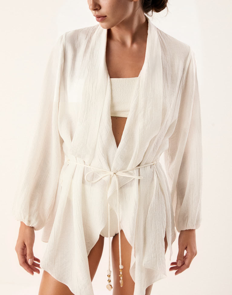Syd Short Cover Up - Off White