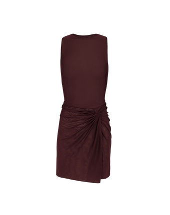 Mila Short Cover Up - Blackberry