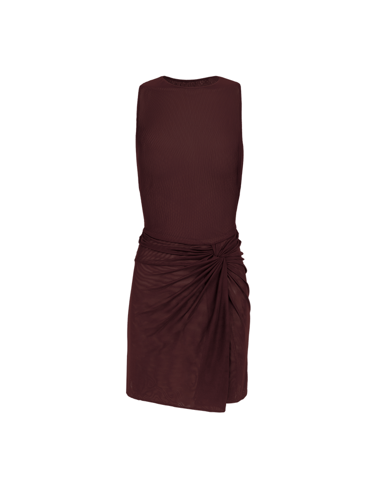 Mila Short Cover Up - Blackberry XS