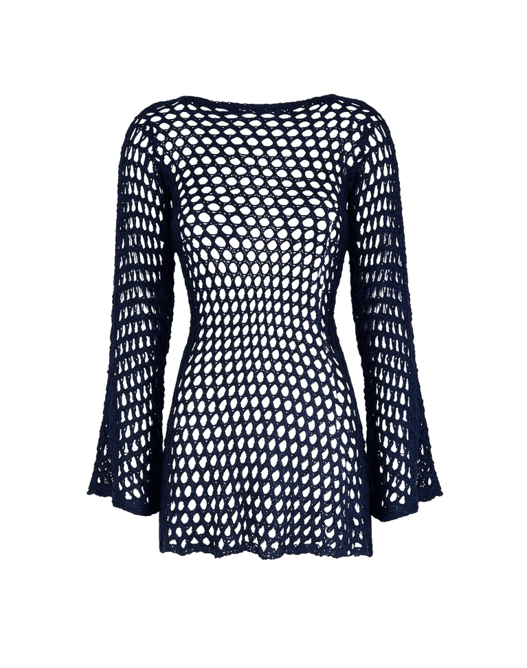 Knit Belle Short Cover Up - Abyssal Blue XS