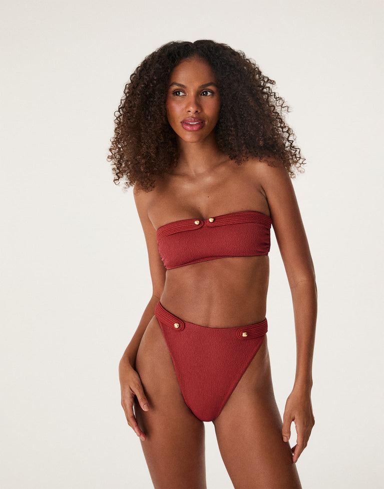 Firenze Lian Hot Pant Bottom - Burgeon