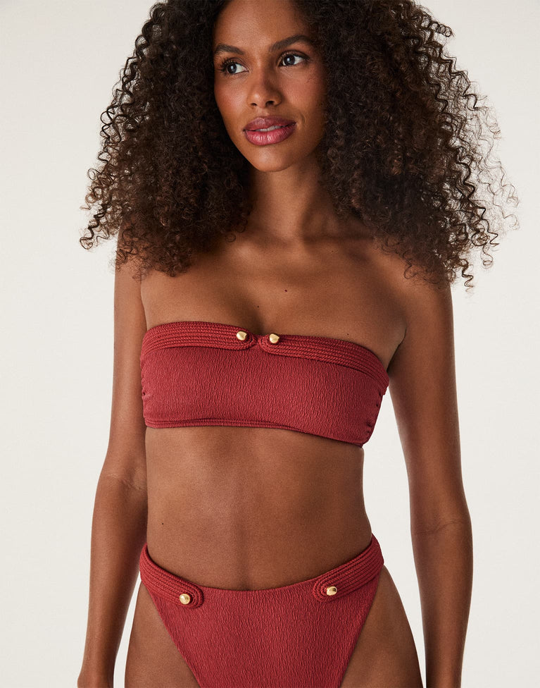 Firenze Lian Hot Pant Bottom - Burgeon