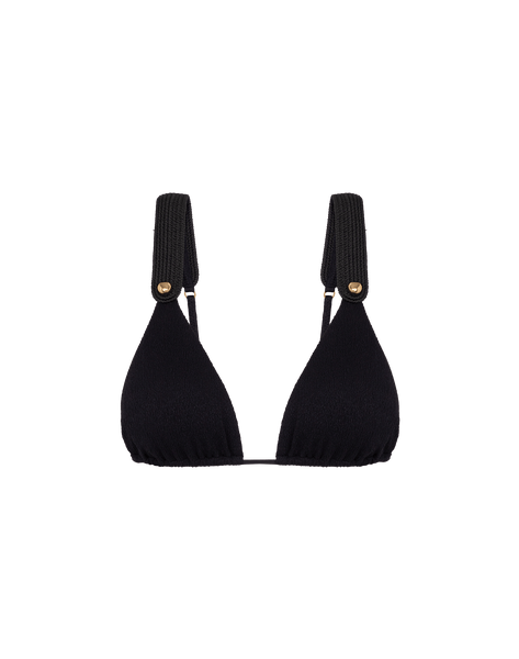 Firenze Lian Parallel Tri Top - Black