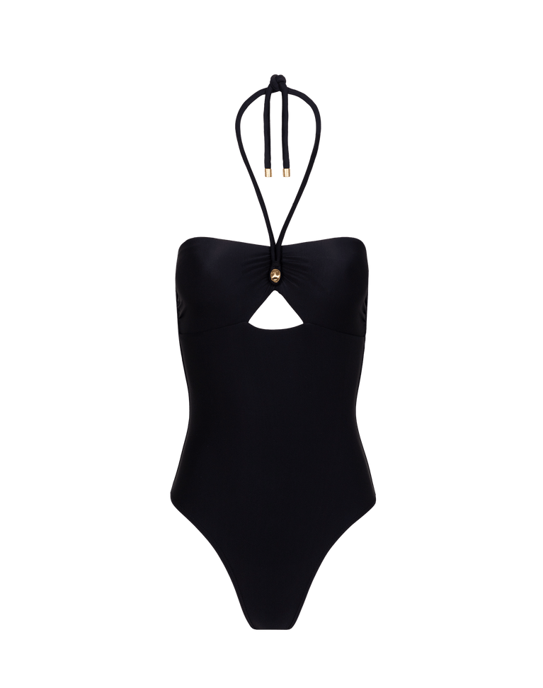 Matte Meera Bandeau One Piece - Black Full / XS