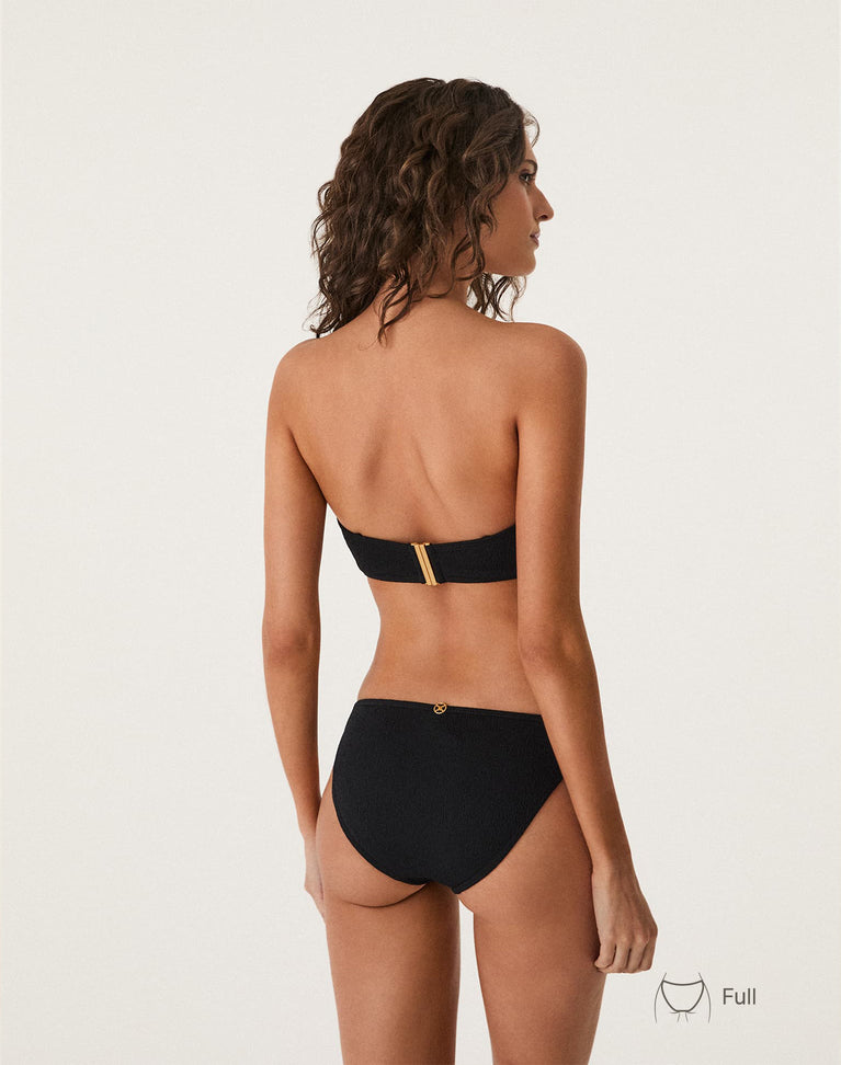Firenze Harper Bandeau Top - Black S