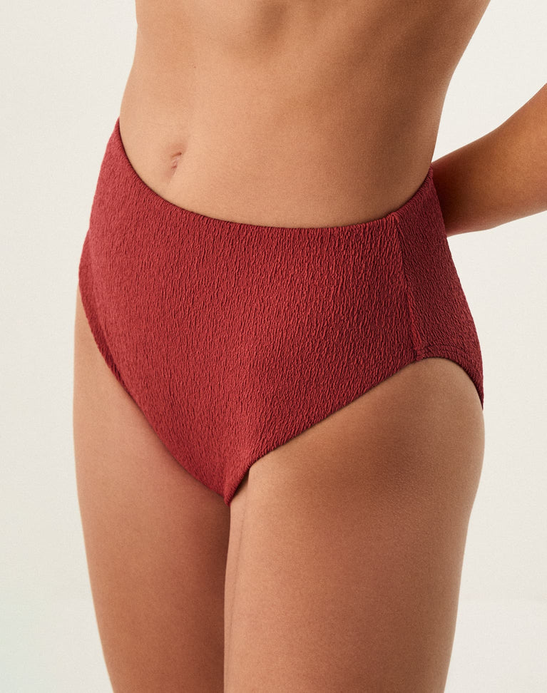 Firenze Bela Hot Pant Bottom - Burgeon Full / XS