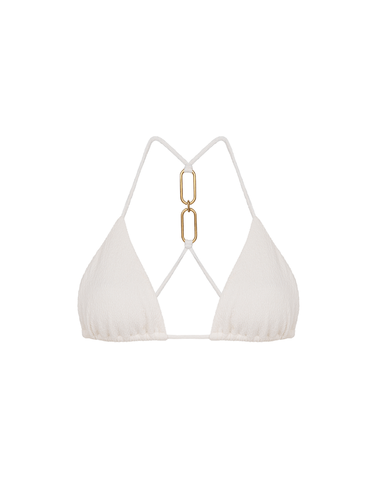 Firenze Jo T Back Tri Top - White XS