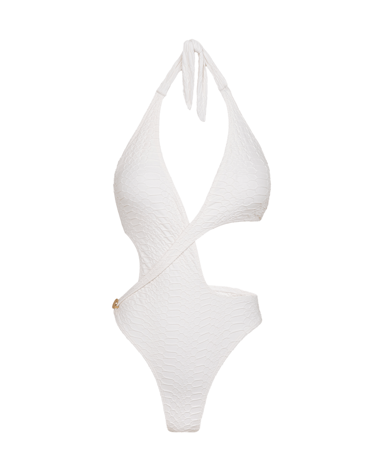 Cobra Savyon Lola Vianna One Piece - White Cheeky / XS