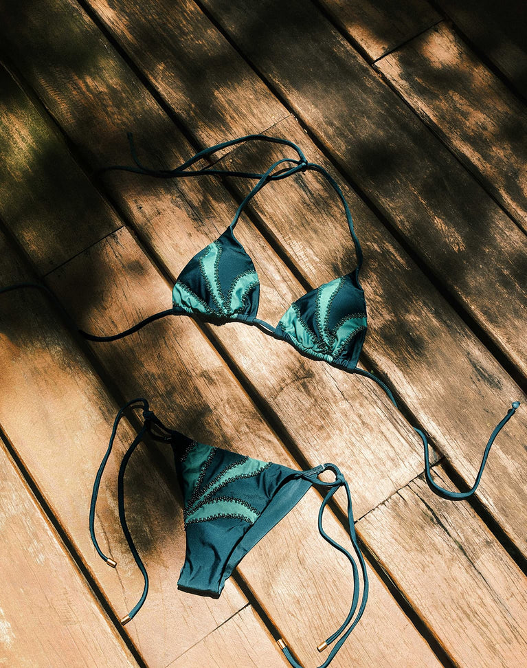Selma Tie Side Bottom - Gardenia