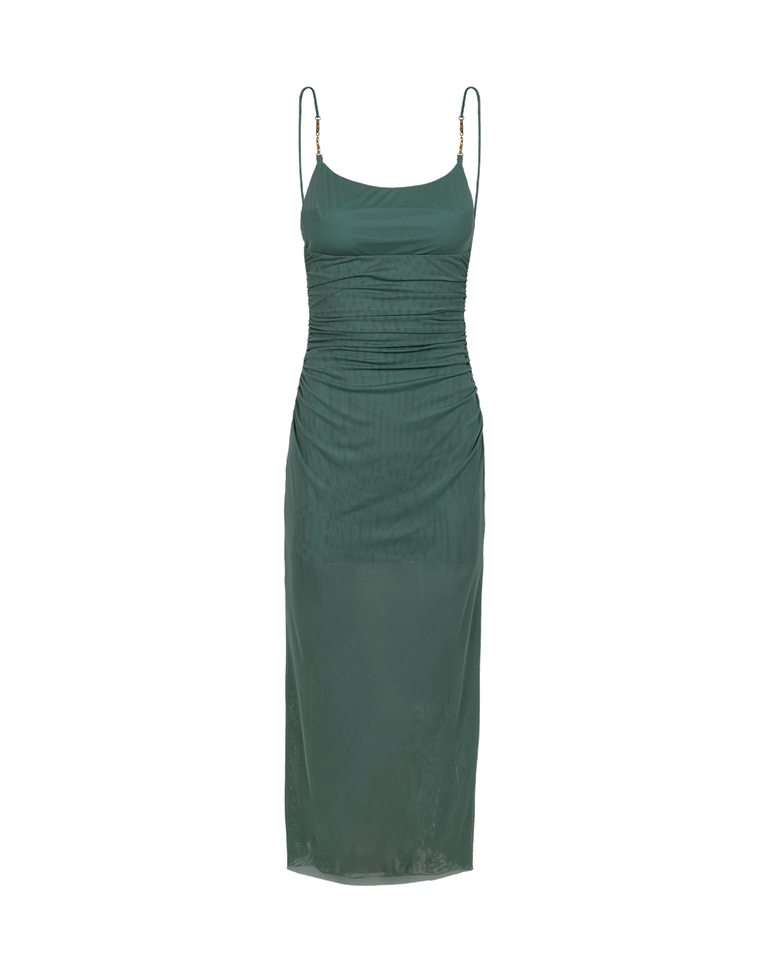 cut out halter neck midi dress VITA CUT OUT HALTER NECK SATIN MIDI DRESS – AKIRA