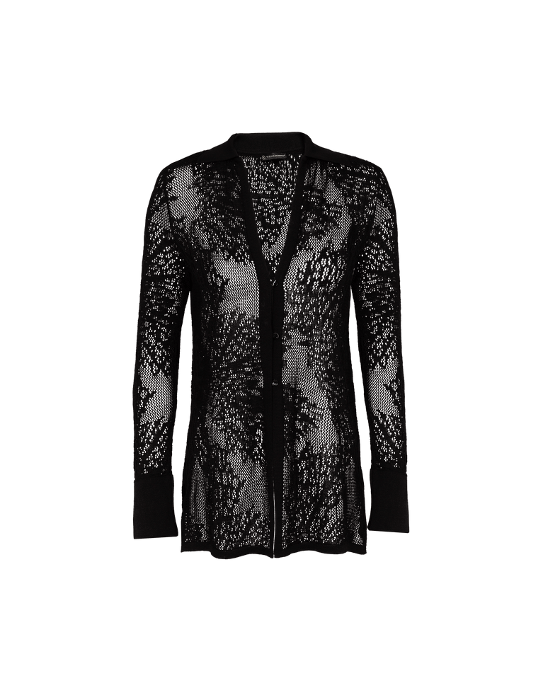 Knit Eiman Long Sleeve Shirt - Black XS