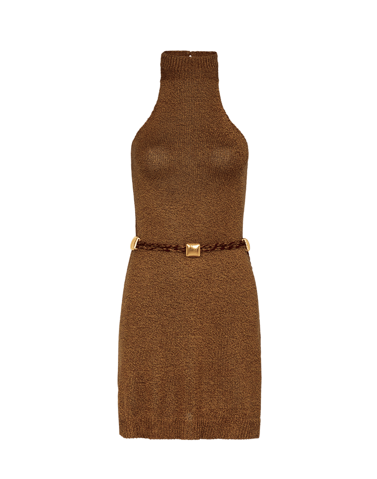 Knit Lexi Short Dress - Driftwood XS