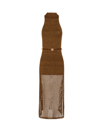 Knit Lexi Long Dress - Driftwood