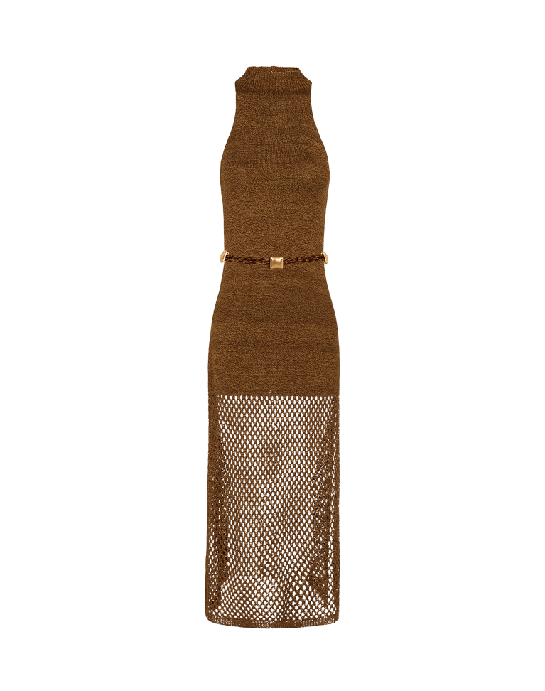 Knit Lexi Long Dress - Driftwood XS