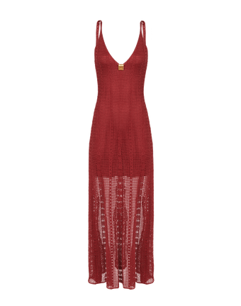 Knit Reese Long Dress - Burgeon