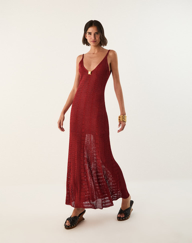Knit Reese Long Dress - Burgeon XS