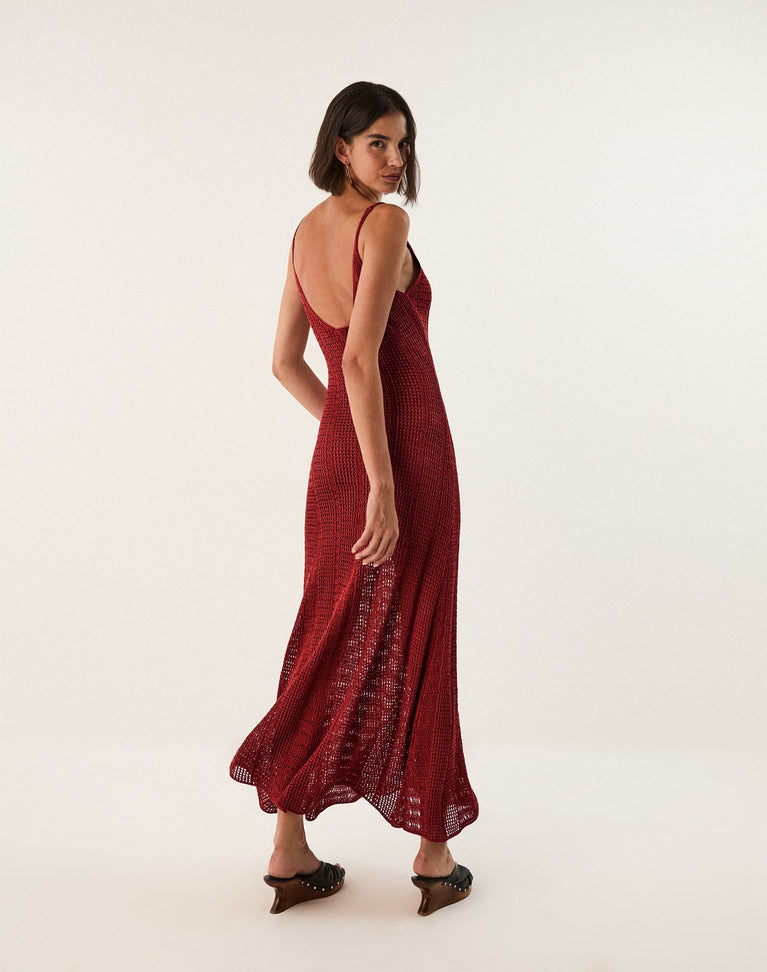 Knit Reese Long Dress - Burgeon XS