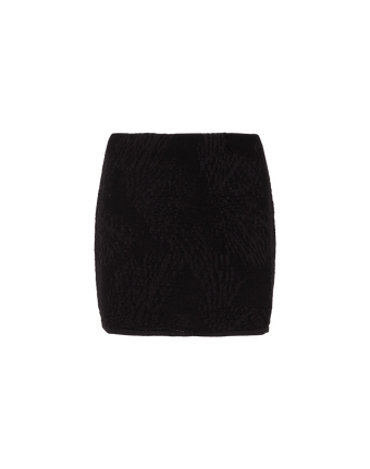 Knit Eiman Mini Skirt - Black
